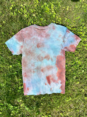 Extra Small Unisex Classic Fit One of a Kind Hand Dyed Egyptian Cotton T-Shirt