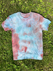 Extra Small Unisex Classic Fit One of a Kind Hand Dyed Egyptian Cotton T-Shirt