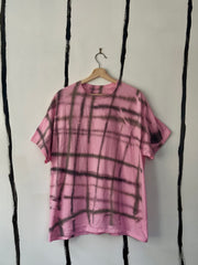 ALR USA farmed Hand Dyed Unisex Shirt in Rad Plaid