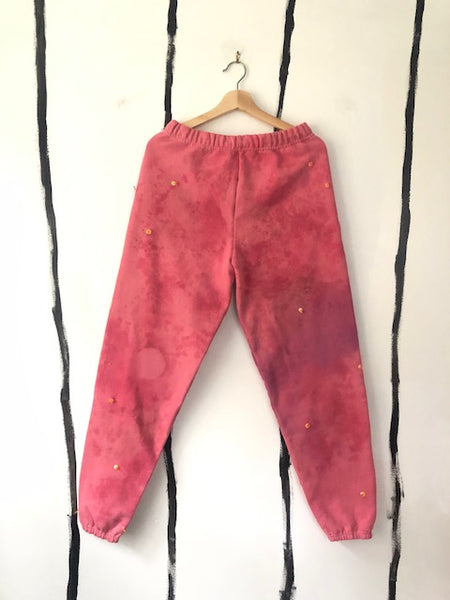 Hand Dyed Sequined Sweatpants – Audrey Louise Reynolds